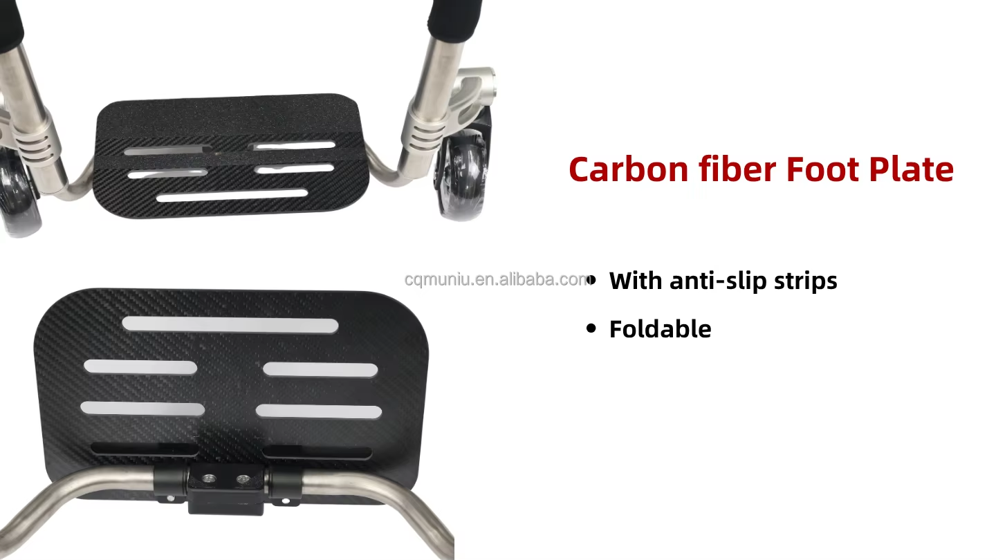 Customizable Titanium Alloy MN9883L Manual Active Wheelchair Foldable Active Sports Wheelchair Rehabilitation Therapy Supplies