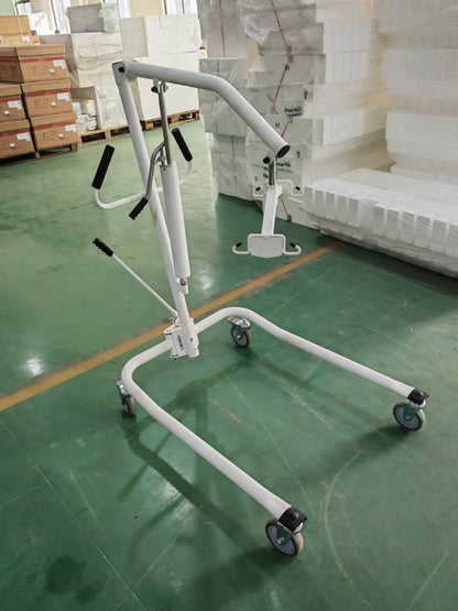 MY105C Rehabilitation Manual Hydraulic Patient Lift Patient Hoist Machine Crane for Disabled Paraplegic