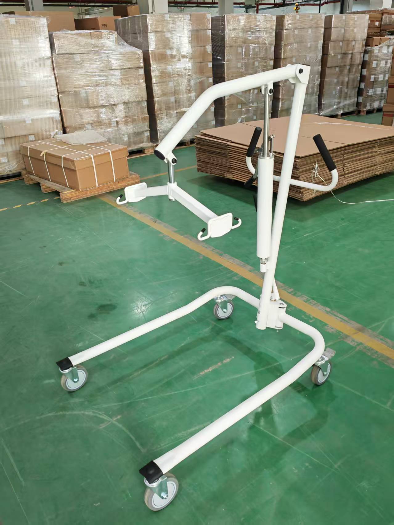 MY105C Rehabilitation Manual Hydraulic Patient Lift Patient Hoist Machine Crane for Disabled Paraplegic