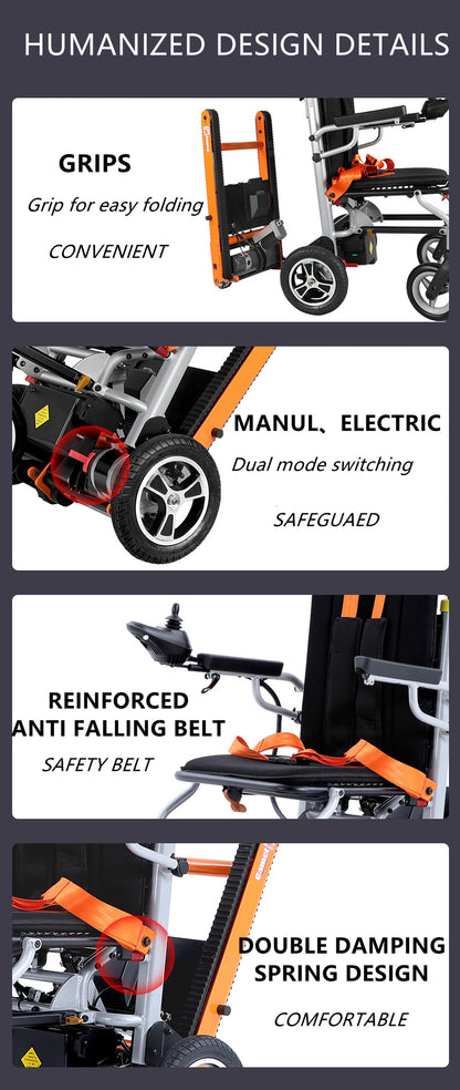PL002 Electric Stair Climbing Wheelchair