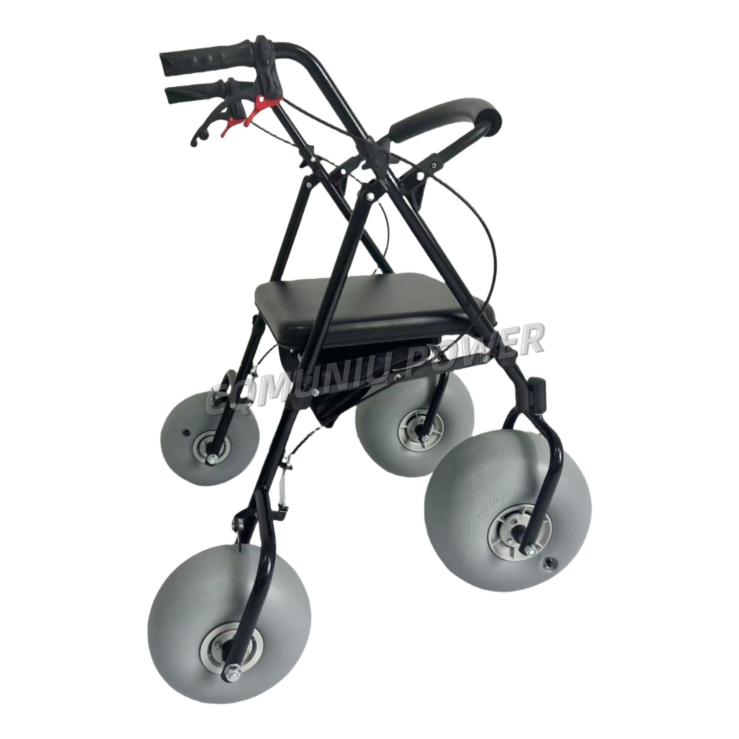 MN-ST04 All Terrain Aluminum Beach Rollator for Sand Beach Walker Rollator Conversion Kit
