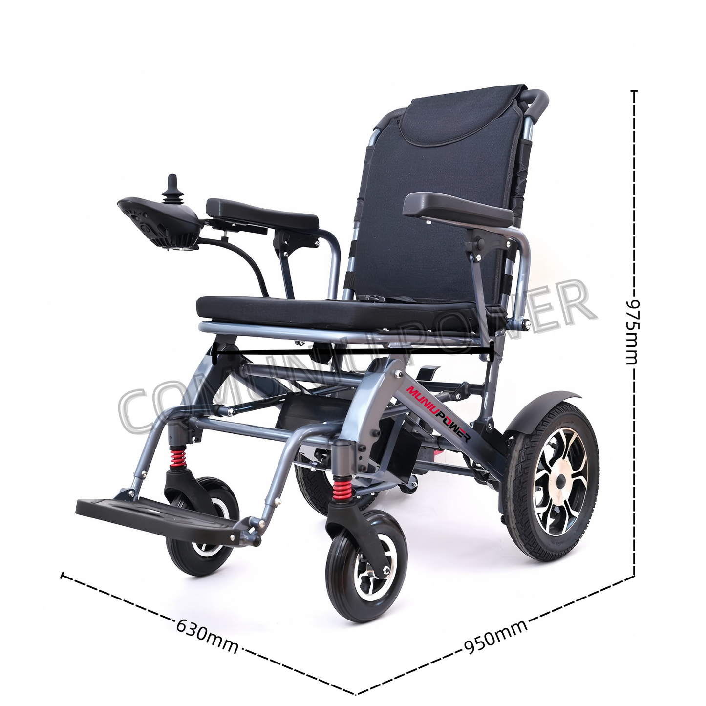 MN003 Foldable Portable Lightweight Electric Wheelchair with Joystck