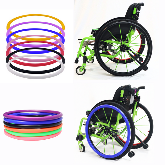 HR24 MUNIU Wheelchair Parts 24'' Wheelchair Push Rim Cover
