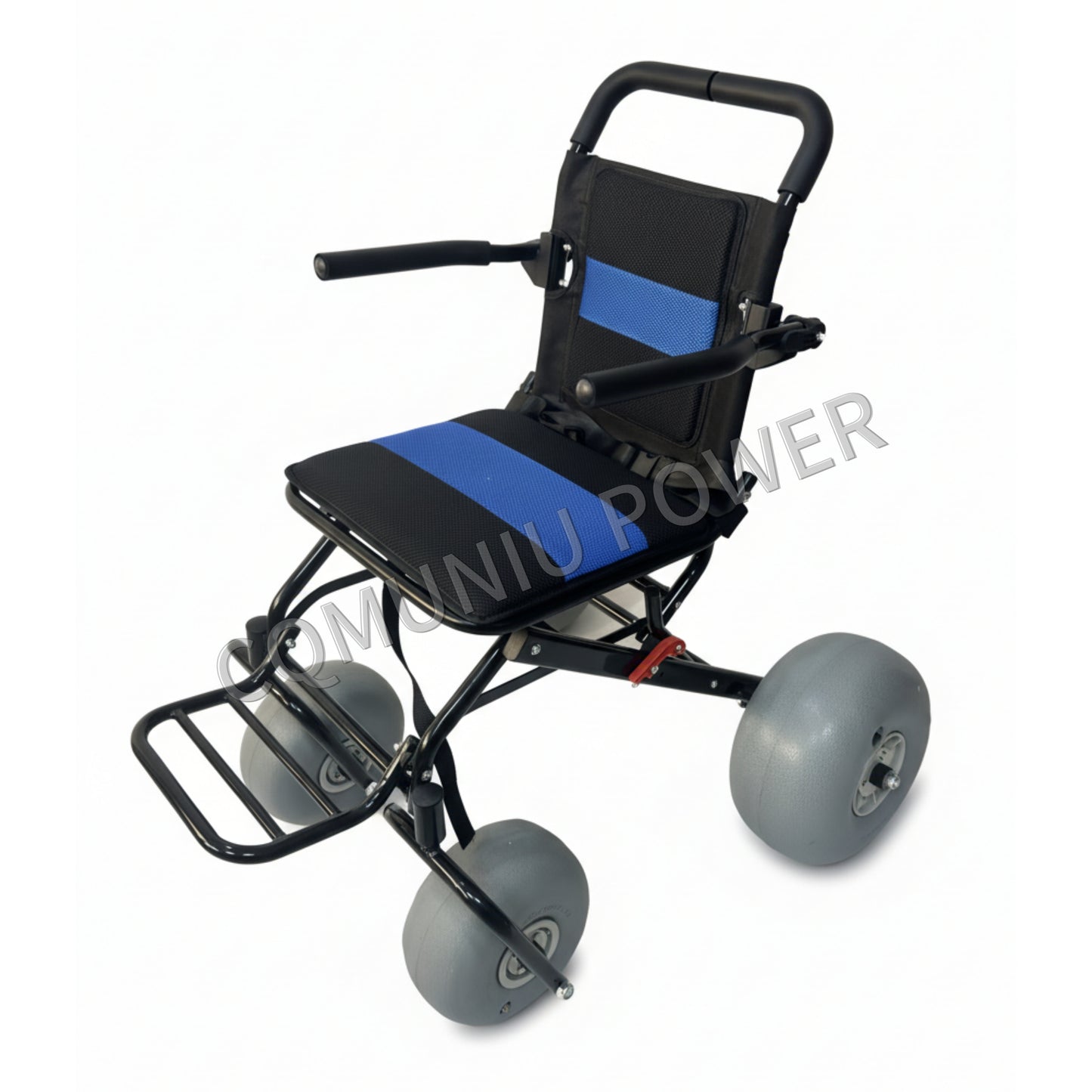 MN-BW04 Off Road Lightweight Foldable Beach Wheel chair All Terrain Disabled Beach Wheelchair For Sand
