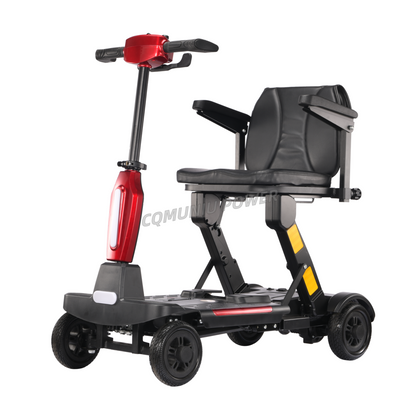 MN-AC14 Popular Ultralight Auto Folding Travel Mobility Scooters Electric 4 Wheel Automatic Foldable Small Scooter for Adults
