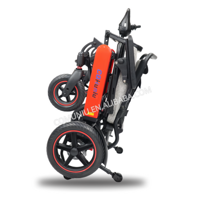 EY05 Aluminum 500W Motor Handicapped Foldable Electric Wheelchair for Elderly