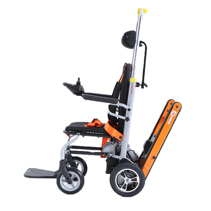 PL001 Rehabilitation Therapy Supplies Handicapped High Quality Hydraulic Track Electric Wheelchair Climber Stair Climbing Wheelchair