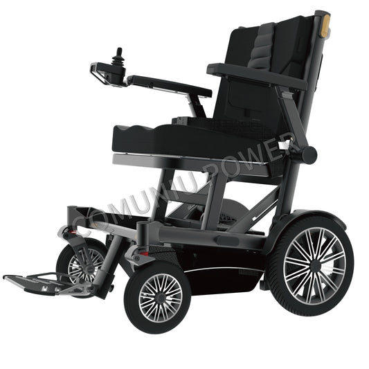 MNFR06 200kg Heavy Duty Power Wheelchair All Terrain Foldable Electric Wheel Chair for Disabled