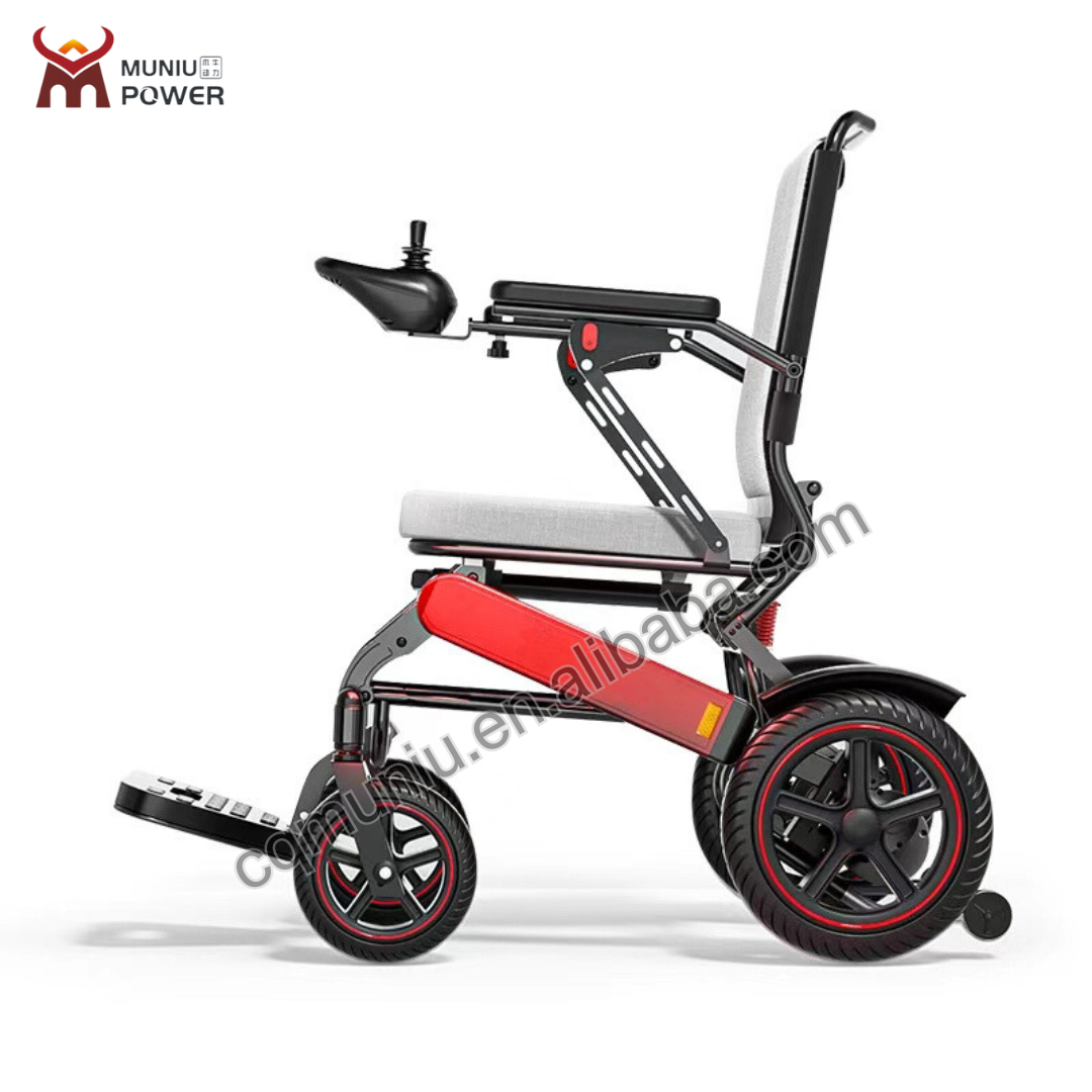EY05 Aluminum 500W Motor Handicapped Foldable Electric Wheelchair