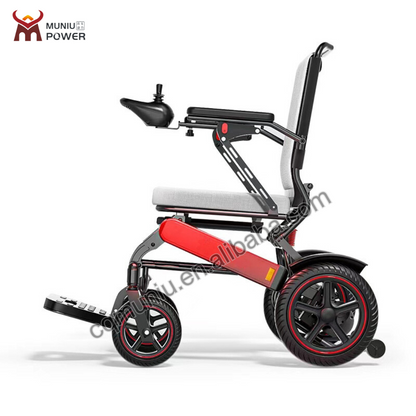EY05 Aluminum 500W Motor Handicapped Foldable Electric Wheelchair