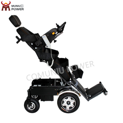 MN-SW2 350W Recline Electric Stand Up Wheelchair Automatic Standing Wheelchair