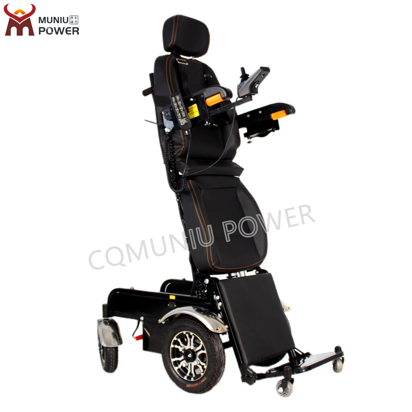 MN-SW2 350W Recline Electric Stand Up Wheelchair Automatic Standing Wheelchair
