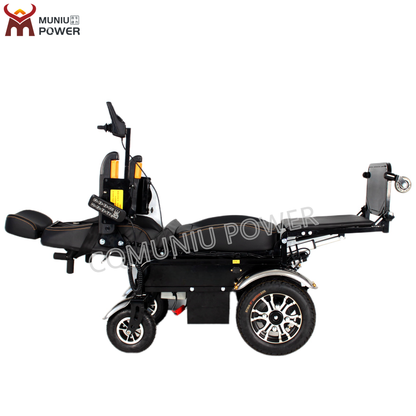 MN-SW2 350W Recline Electric Stand Up Wheelchair Automatic Standing Wheelchair