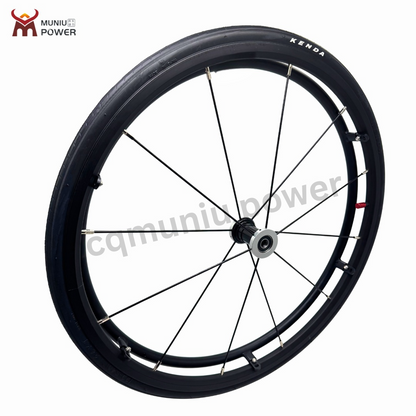 MN20-R13 Wheelchair Parts Wheel Aluminum 24'' 25'' Inch Rear Wheel Tire with Iron Apoke