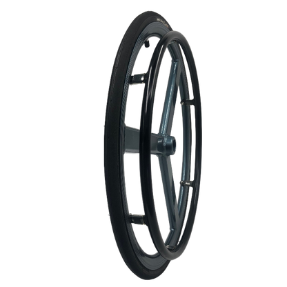MN20-R5 Wheelchair Rear Wheel with 3 Aluminum Spokes