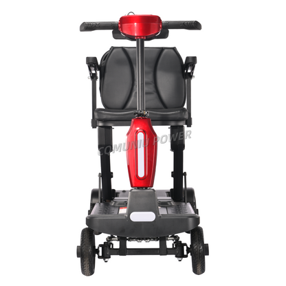MN-AC14 Popular Ultralight Auto Folding Travel Mobility Scooters Electric 4 Wheel Automatic Foldable Small Scooter for Adults