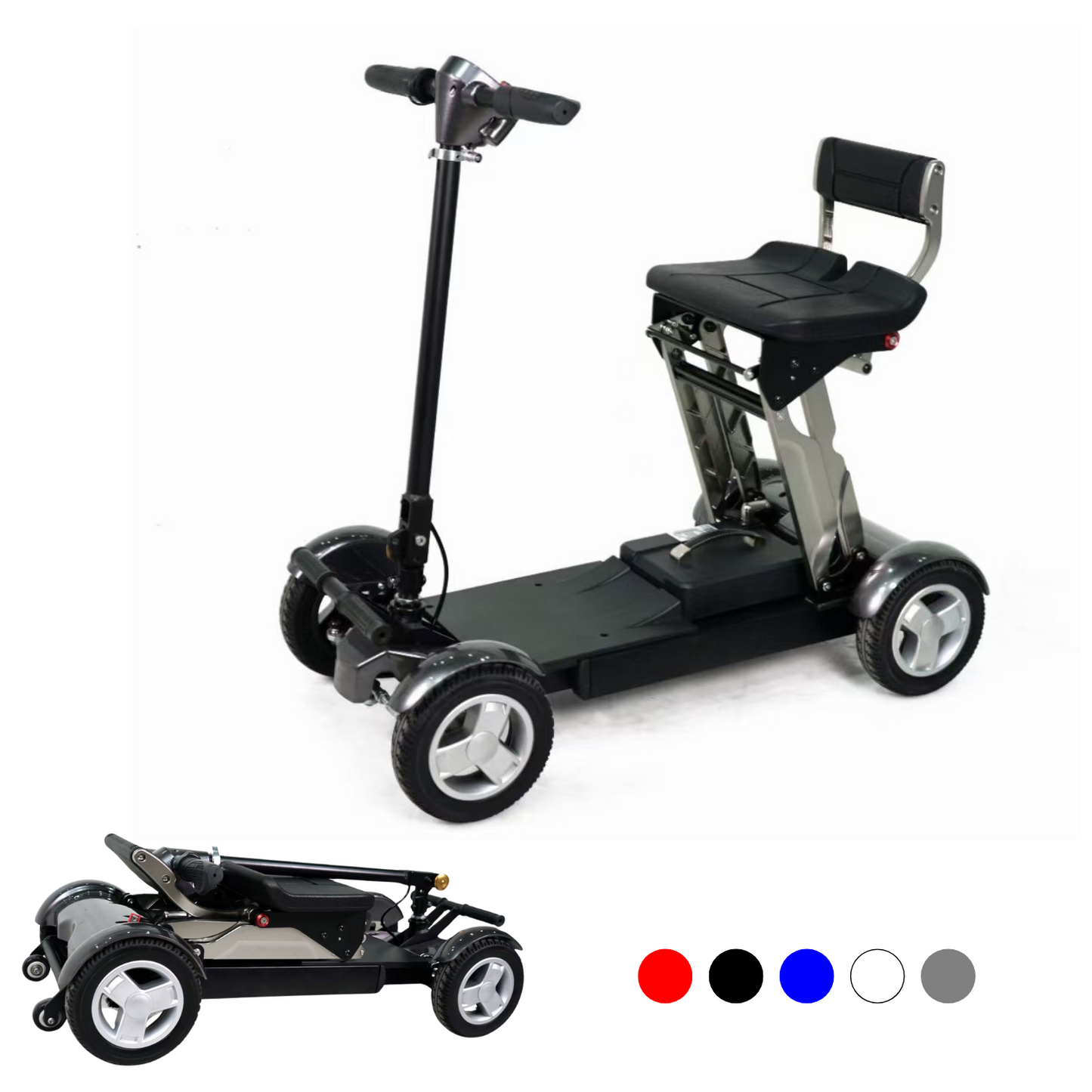 MN4050 Foldable Elderly Portable 4 Wheel Electric Mobility Scooter