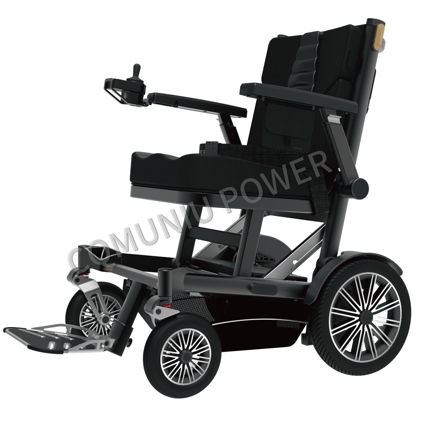 MNFR06 200kg Heavy Duty Power Wheelchair All Terrain Foldable Electric Wheel Chair for Disabled