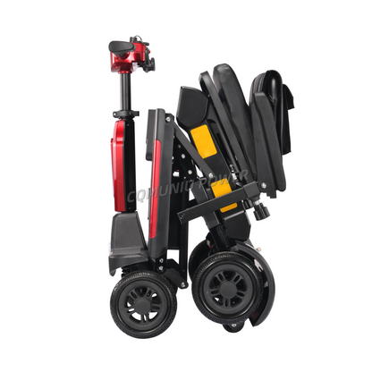 MN-AC14 Popular Ultralight Auto Folding Travel Mobility Scooters Electric 4 Wheel Automatic Foldable Small Scooter for Adults