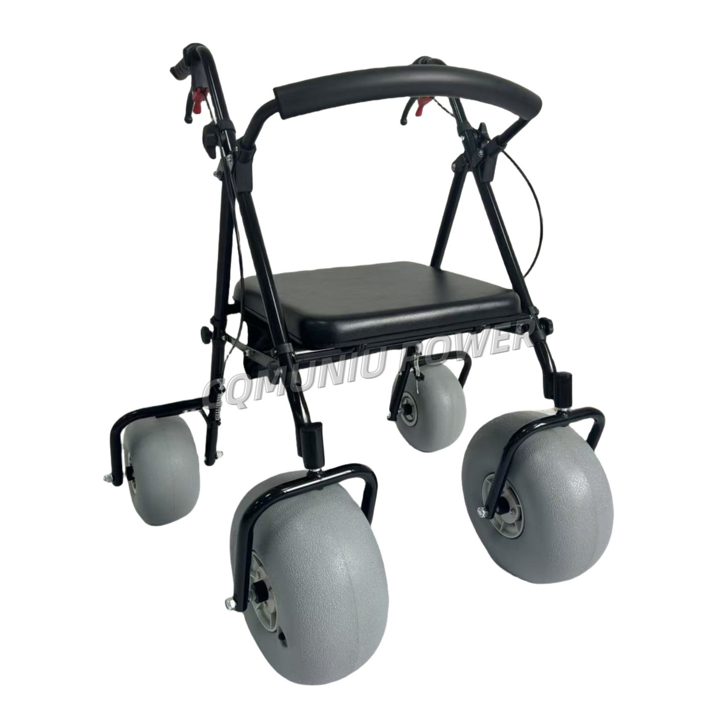 MN-ST04 All Terrain Aluminum Beach Rollator for Sand Beach Walker Rollator Conversion Kit