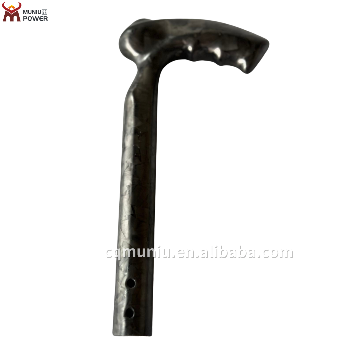 MUNIU Wheelchair Parts Carbon Fiber Push Handle Grip Adjustable Height Carbon Fibre Push Handles