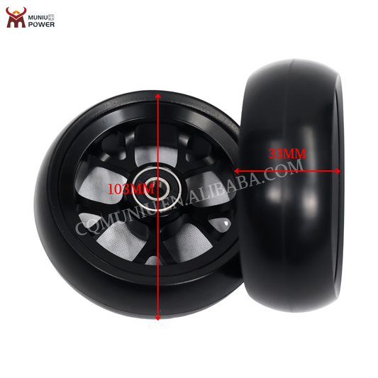 MN16-A401 MUNIU Wheelchair Parts 4'' Front Wheel for Sports Wheelchair