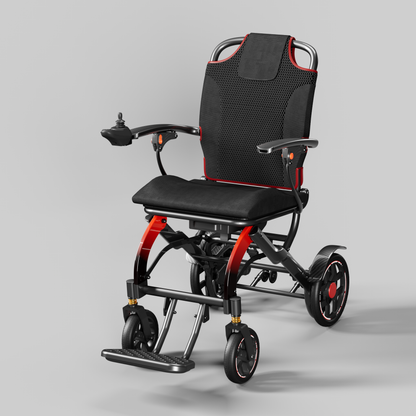 MN04 Lightweight Semi Carbon Fiber Aluminum Alloy Electric Wheelchair