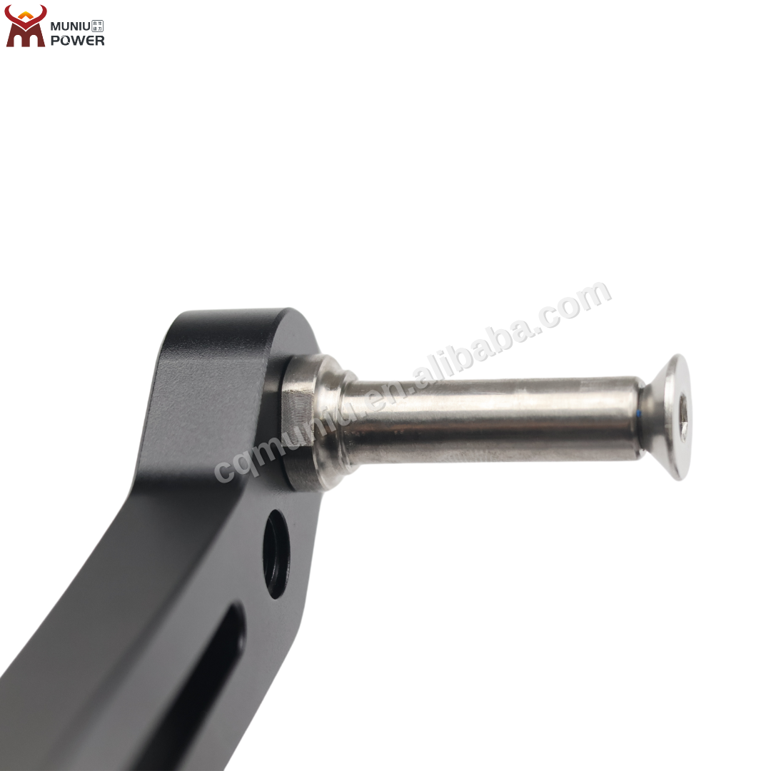 MN06-S2 Aluminum Wheelchair Caster Fork with Titanium alloy axle for 4 inch 5 inch Wheel