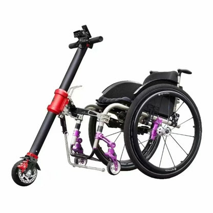 MP-XZQ1 MUNIU 36V 350W Electric Wheelchair Handcycle Conversion Kit Wheel Chair Handbike Attachment Motor Wheel Scooter Power Assist