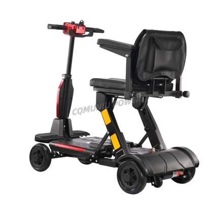 MN-AC14 Popular Ultralight Auto Folding Travel Mobility Scooters Electric 4 Wheel Automatic Foldable Small Scooter for Adults
