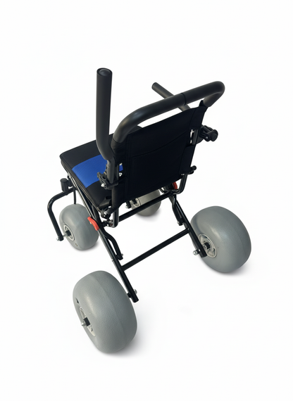 MN-BW04 Off Road Lightweight Foldable Beach Wheel chair All Terrain Disabled Beach Wheelchair For Sand