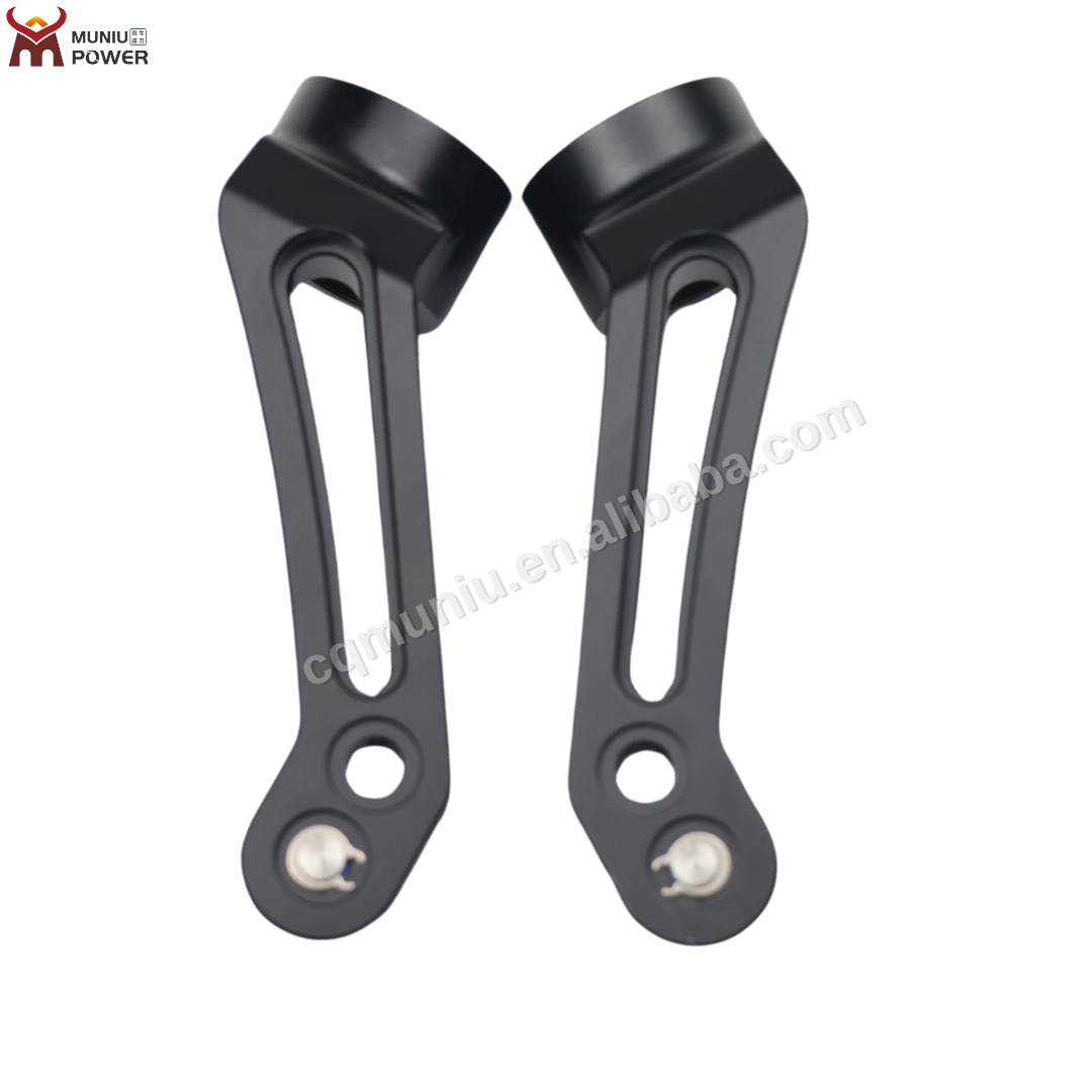 MN06-S2 Aluminum Wheelchair Caster Fork with Titanium alloy axle for 4 inch 5 inch Wheel
