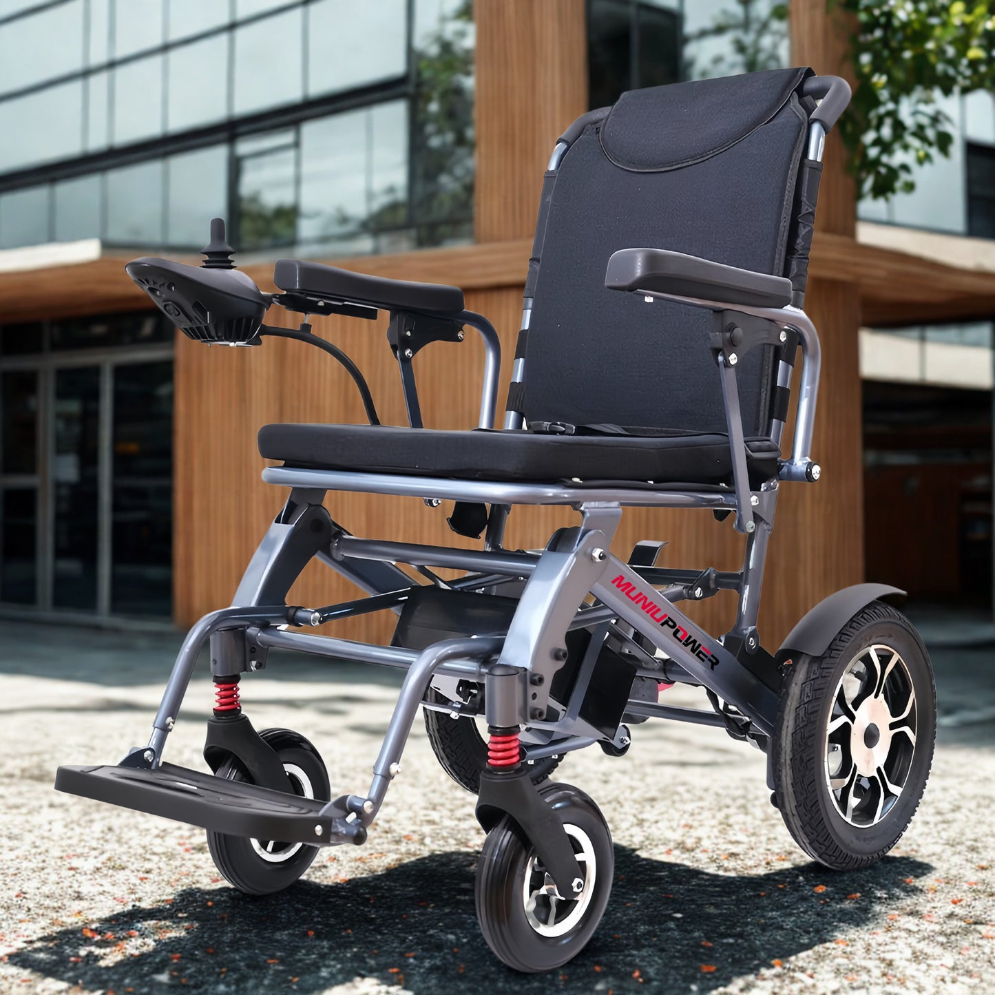 MN-003 Airline-Approved Lightweight Folding Electric Wheelchair