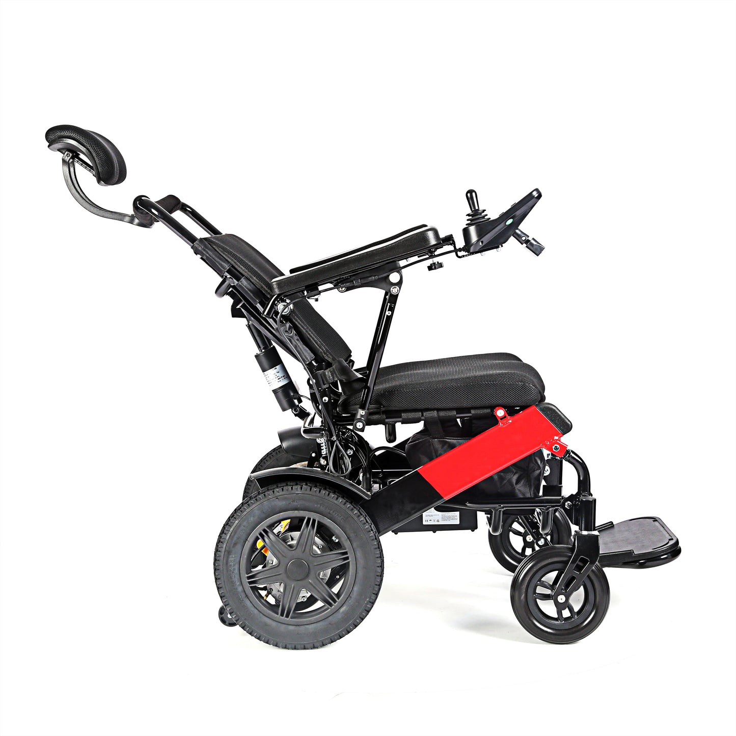 MN6021B 250W Handicapped Reclining Folding Electric Wheelchair With Headrest Dual Battery