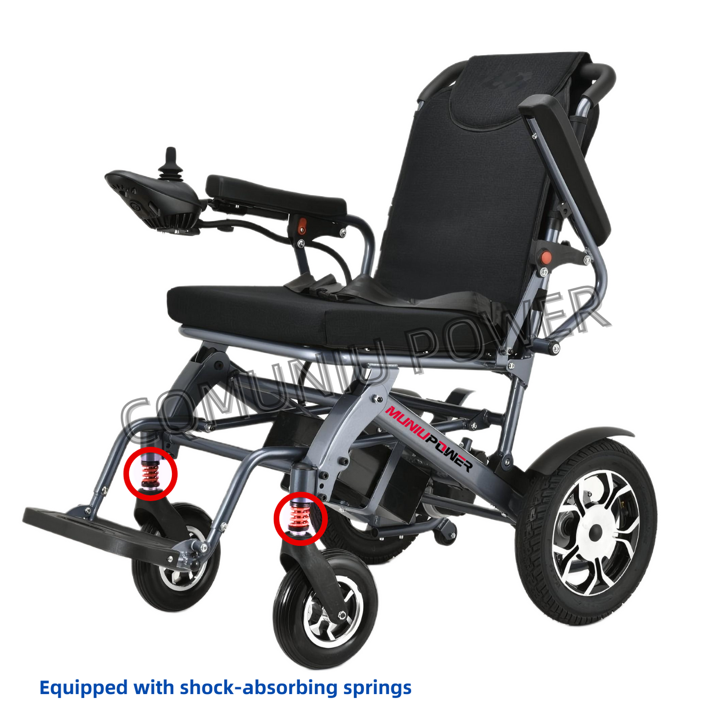 MN003 Foldable Portable Lightweight Electric Wheelchair with Joystck