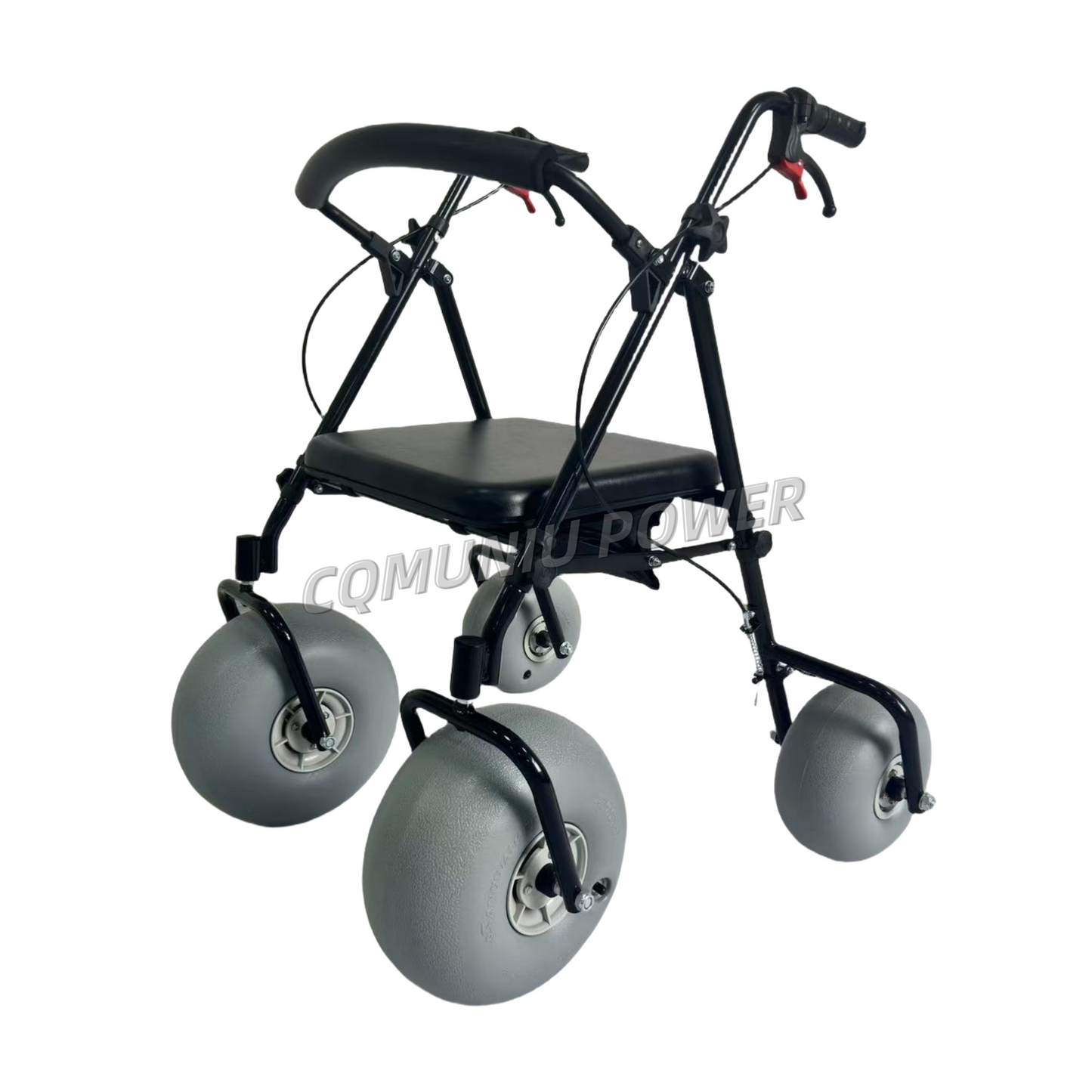 MN-ST04 All Terrain Aluminum Beach Rollator for Sand Beach Walker Rollator Conversion Kit