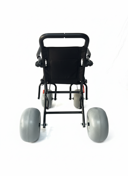 MN-BW04 Off Road Lightweight Foldable Beach Wheel chair All Terrain Disabled Beach Wheelchair For Sand