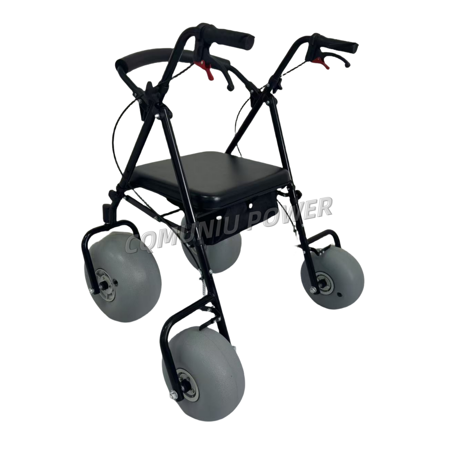 MN-ST04 All Terrain Aluminum Beach Rollator for Sand Beach Walker Rollator Conversion Kit