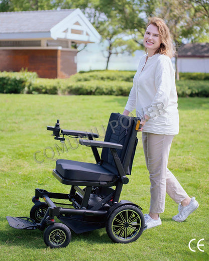 MNFR06 200kg Heavy Duty Power Wheelchair All Terrain Foldable Electric Wheel Chair for Disabled