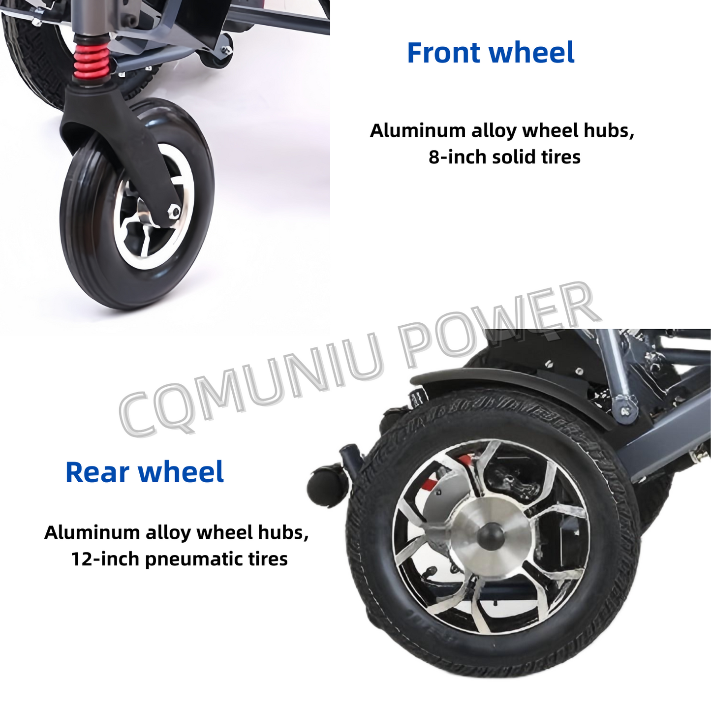 MN-003 Airline-Approved Lightweight Folding Electric Wheelchair