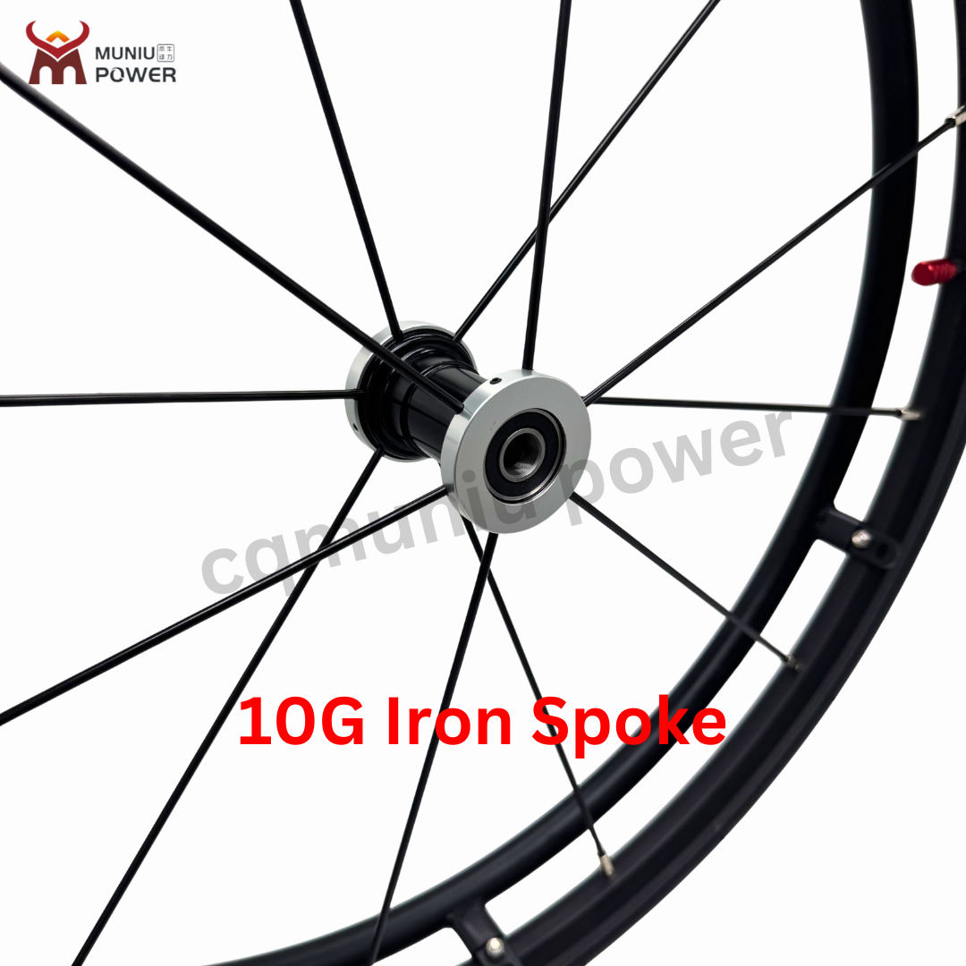MN20-R13 Wheelchair Parts Wheel Aluminum 24'' 25'' Inch Rear Wheel Tire with Iron Apoke