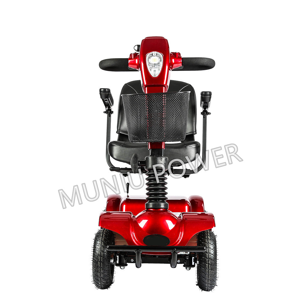 MNS802 MUNIU 250W Handicapped Scooter Outdoor Use 4 Wheel Disabled Electric Mobility Scooter