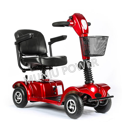 MNS802 MUNIU 250W Handicapped Scooter Outdoor Use 4 Wheel Disabled Electric Mobility Scooter