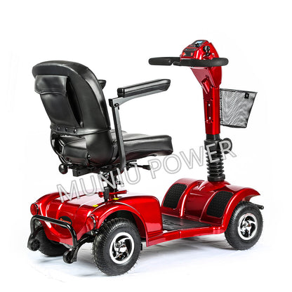 MNS802 MUNIU 250W Handicapped Scooter Outdoor Use 4 Wheel Disabled Electric Mobility Scooter