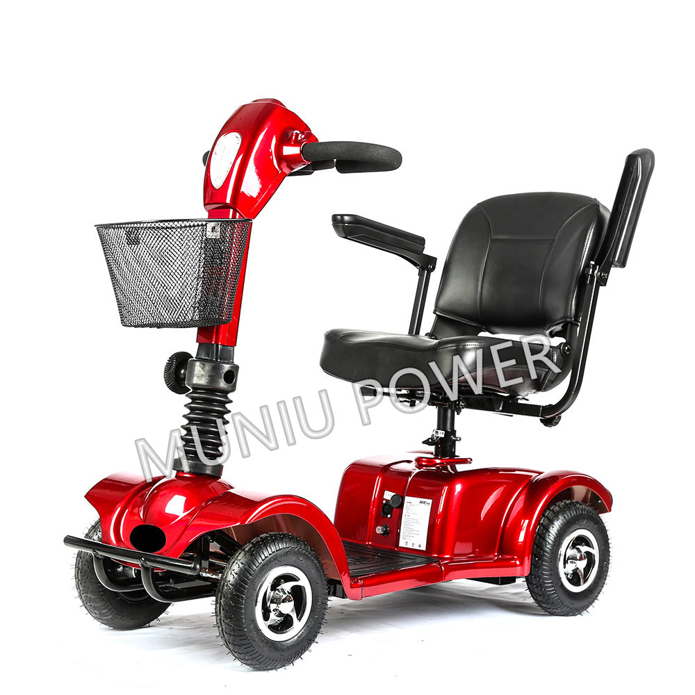 MNS802 MUNIU 250W Handicapped Scooter Outdoor Use 4 Wheel Disabled Electric Mobility Scooter