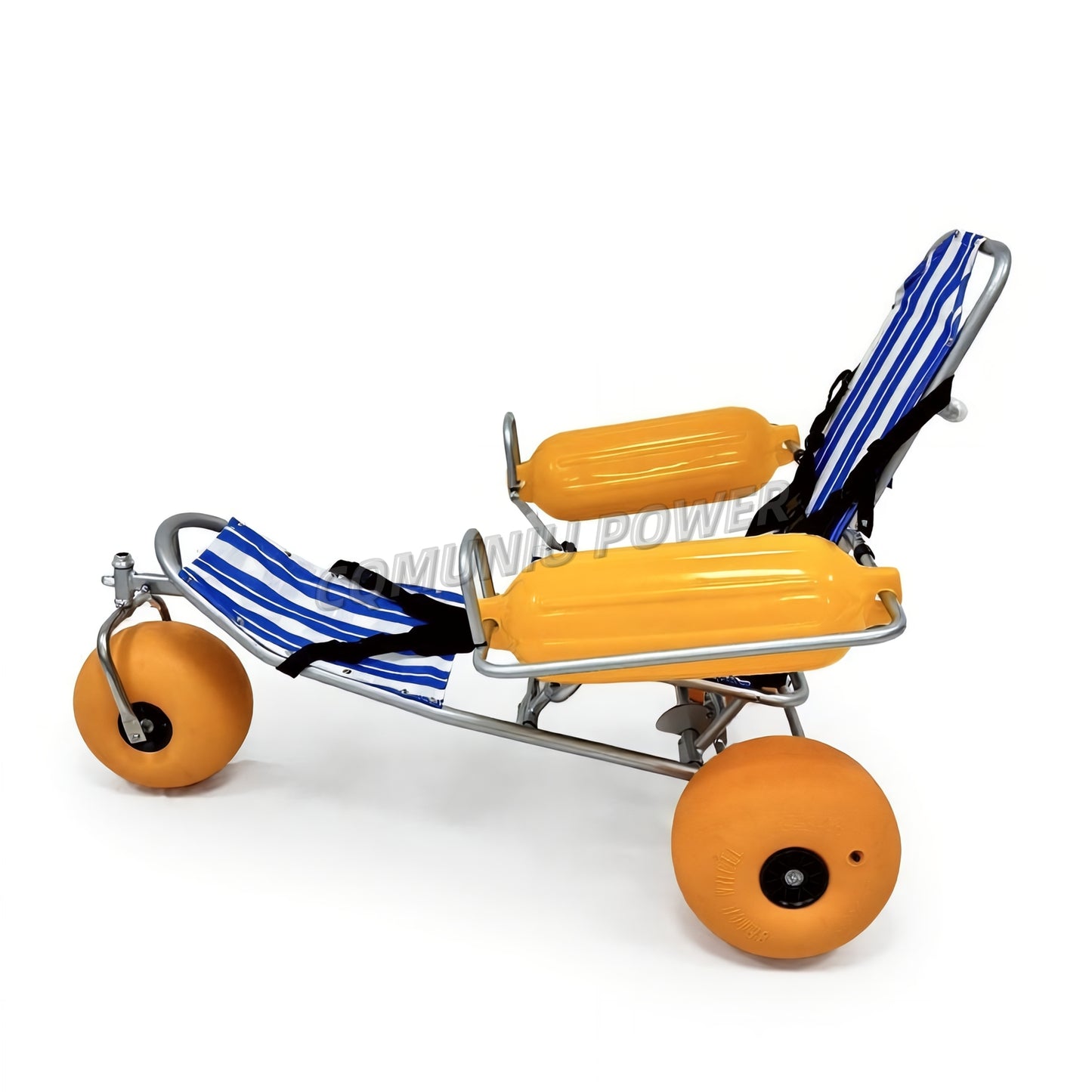 MN-BW01 Motorized Folding Floating Beach Accessible Wheelchairs All Terrain Sand Wheel Chair