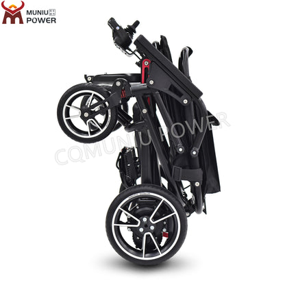 MNK02 Brushless Motor Lightweight Foldable Electric Wheelchair for Disabled & Adult
