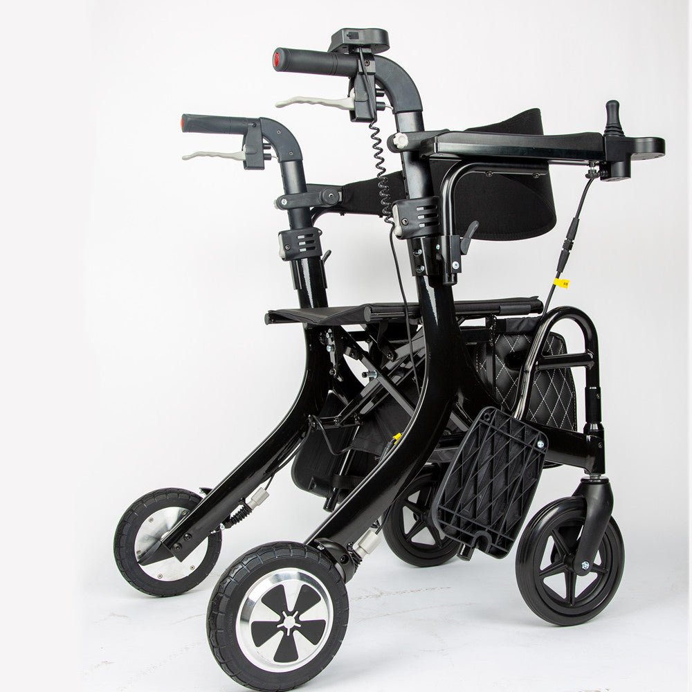 MN8865 Electric Folding Rollator Walker for The Elderly and Disabled
