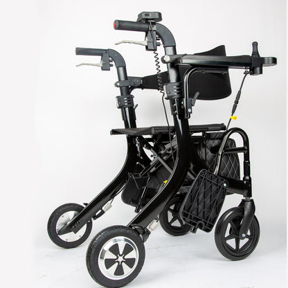 MN8865 Electric Folding Rollator Walker for The Elderly and Disabled