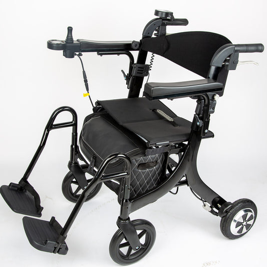 MN8865 Electric Folding Rollator Walker for The Elderly and Disabled
